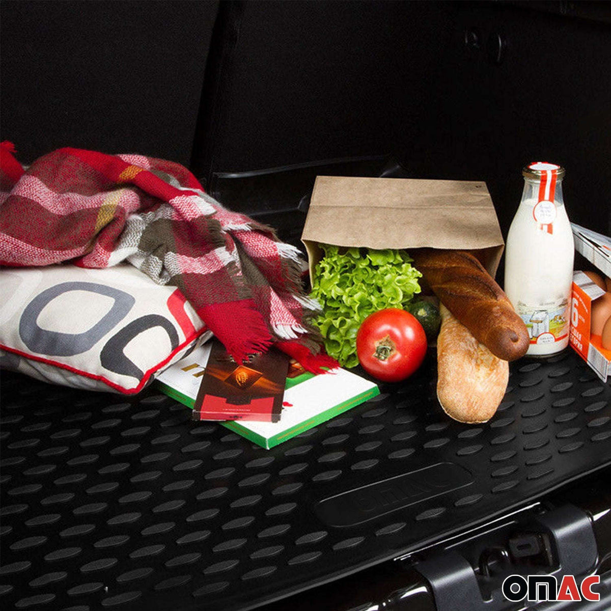 Kofferraummatte Kofferraumwanne für Mitsubishi Outlander XL 2010-2026 Gummi TPE Namma Markt