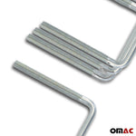 Menabo U-Befestigung Satz U-Bügel 80MM für Dachkoffer Dachbox