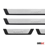 Einstiegsleisten Sport für Citroen C4 C1 C3 C5 C6 C8 Chrom Gebürstet 4x