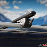 Dachträger Grundtäger für BMW 3er E46 Touring 1999-2007 75kg Schwarz Alu 2 tlg