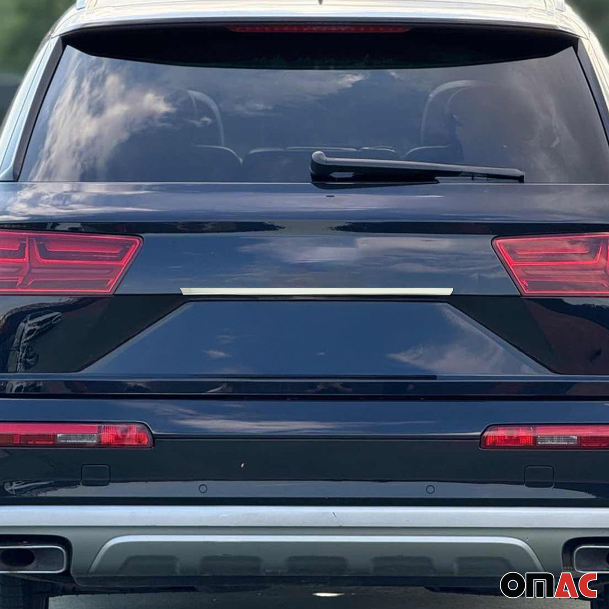 Heckklappe Kofferraumöffner Griff für Audi Q7 PRE-FL 2015-2019 Edelstahl Chrom