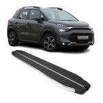 Trittbretter Seitenschweller für Citroen C3 Aircross C4 Cactus Schwarz Grau