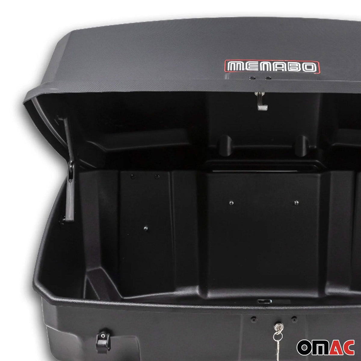 Menabo Heckträger Heckbox Transportbox Heckkoffer Auto Box Schwarz Mizar 300L