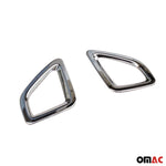 Lufteinlass Air Vent Lüftungs Abdeckung für Jeep Cherokee 2014-2018 Chrom ABS 2x