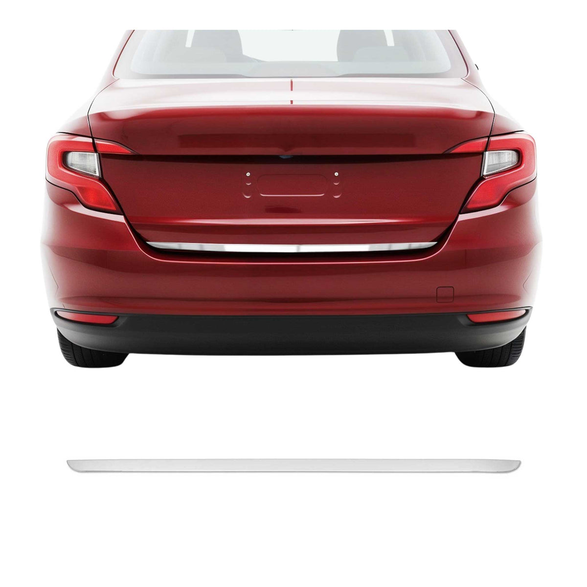 Kofferraumleiste Heckleiste für Fiat Tipo 2015-2026 Stufenheck Edelstahl Chrom