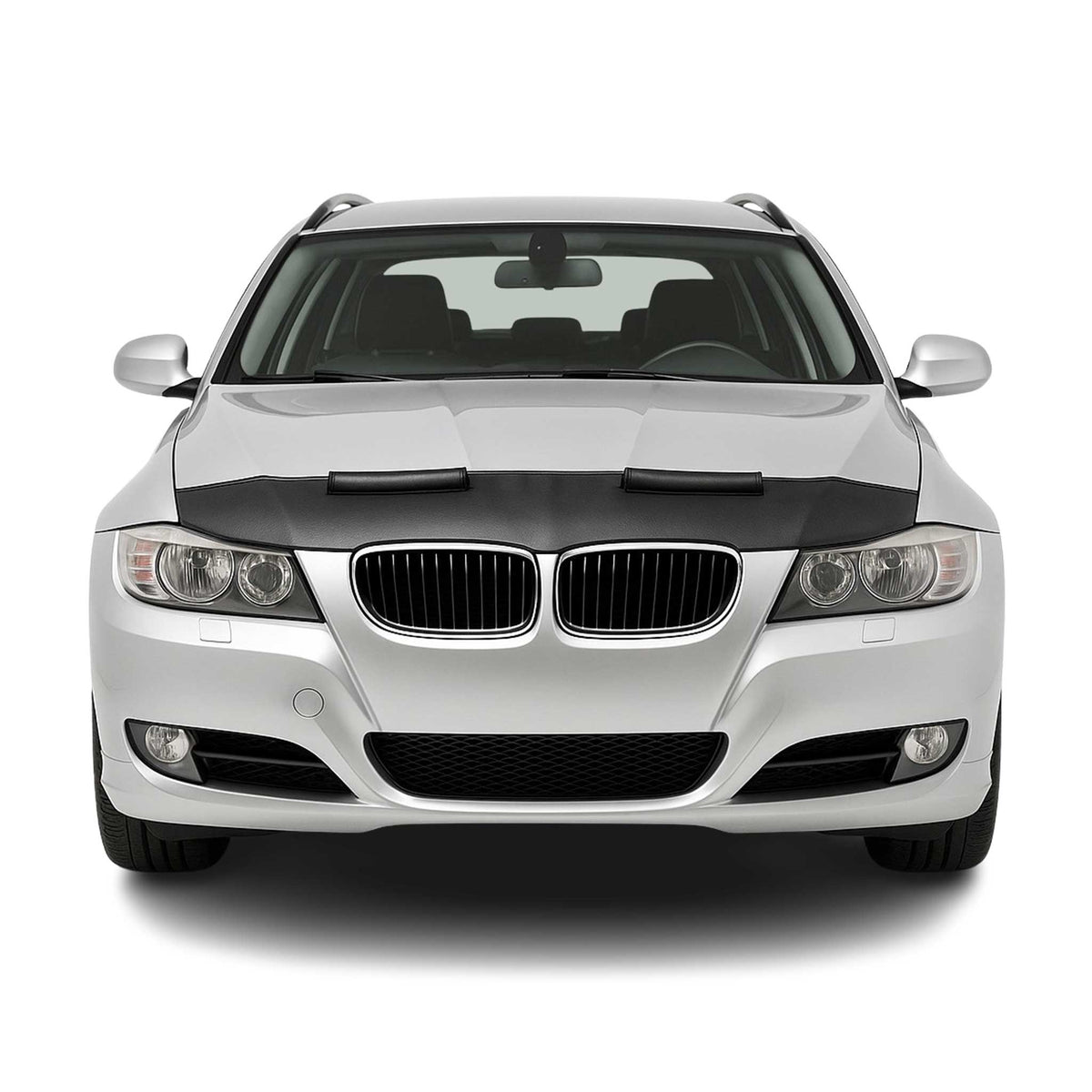 Haubenbra Steinschlagschutz Bonnet Bra für BMW 3er E90 2006-2008 Schwarz Halb