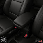 Mittelarmlehne Armlehne für Fiat Grande Punto Evo 2007-2024 PU-Leder ABS Schwarz