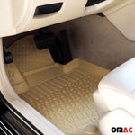 Fußmatten 3D Gummimatten für Opel Insignia B 2017-2022 Gummi TPE Beige 4tlg