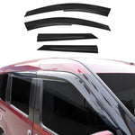4x Windabweiser Regenabweiser für Dacia Logan MCV I 2006-2012 Acryl Dunkel