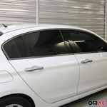 Fensterleisten Zierleisten für Fiat Tipo 2015-2026 Edelstahl Chrom Dunkel 8tlg