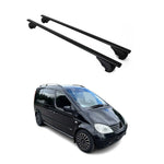 Dachträger Grundträger für Mercedes Vaneo 2001-2005 75kg Stahl Schwarz 2 tlg