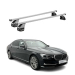 Menabo Dachträger Grundtäger für BMW 7er G11 G12 2015-2022 75kg Stahl Silber 2x