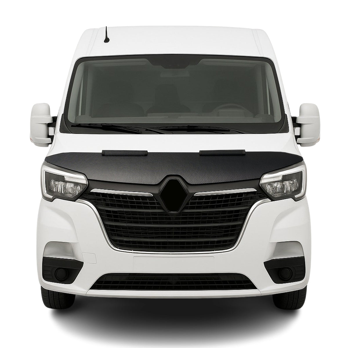 Haubenbra Steinschlagschutz Bonnet Bra für Renault Master 2019-2023 Carbon Halb