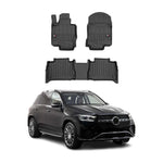 OMAC Gummi Fußmatten für Mercedes GLE Coupe C167 2020-2024 Premium TPE 3x