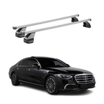 Menabo Dachträger Grundträger für Mercedes S Klasse W223 2021-2026 Stahl Grau 2x