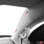 Magnetisch Vorhänge Auto für Peugeot 2008 2019-2026 Schwarz
