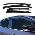 4x Windabweiser Regenabweiser für VW Passat B8 2015-2019 Acryl Dunkel