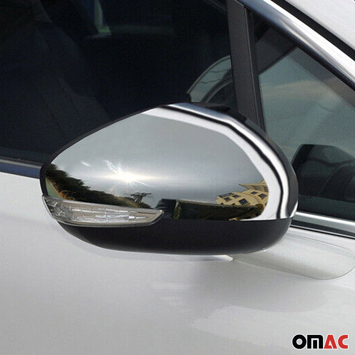 Spiegelkappen Spiegelabdeckung für Citroen DS5 2011-2019 Edelstahl Chrom 2tlg