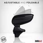 Armlehne Mittelarmlehne Mittelkonsole für Opel Corsa 2014-2019 PU-Leder Schwarz