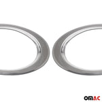 Nebelscheinwerfer Rahmen Umrandung für VW Caddy 2010-2015 Edelstahl Chrom 2tlg