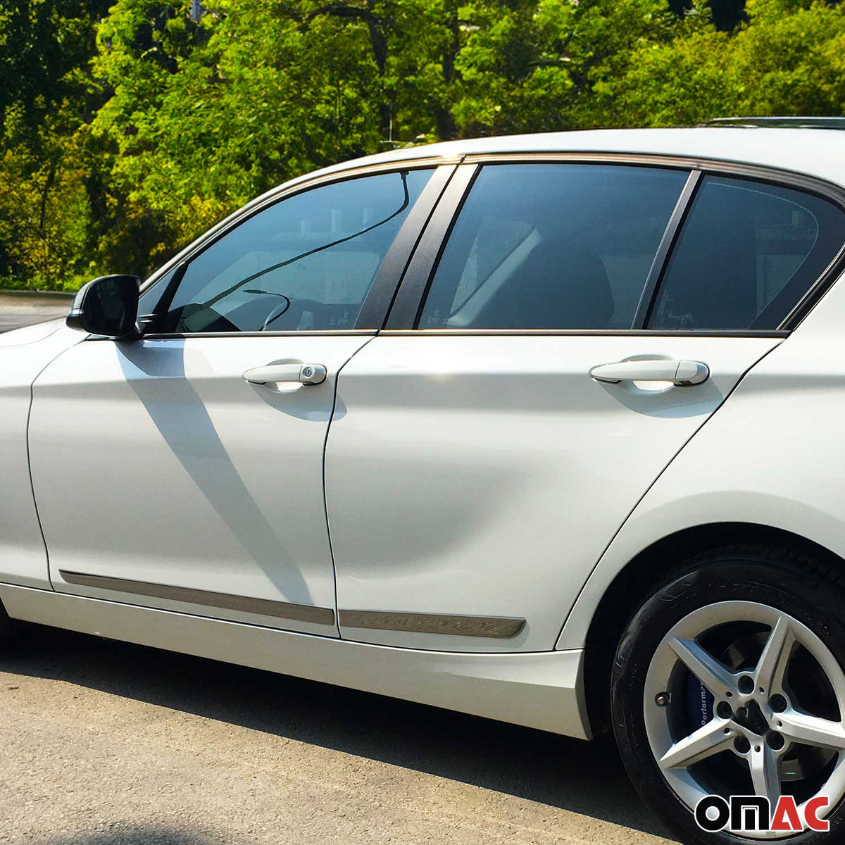 Türschutzleiste Seitentürleiste für Ford Kuga I II III 2008-2026 Chrom Dunkel 4x