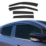Windabweiser Regenabweiser für VW Polo 6R 2009-2017 Kunststoff Schwarz 4x