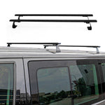 Dachträger Grundtäger für Fiat Doblo 2000-2010 75kg Stahl Schwarz 2 tlg