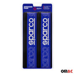 SPARCO Gurtschoner Gurtpolster Sicherheitsgurt Auto Gurtschutz Blau 2x