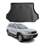 Kofferraumwanne Laderaumwanne für Hyundai Santa Fe I 2001-2006 Gummi TPE Schwarz