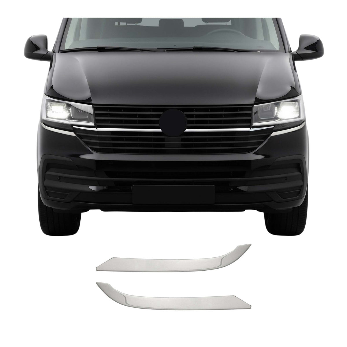 Scheinwerfer Scheinwerferblende für VW T6.1 Transporter 2019-2024 Untere Chrom