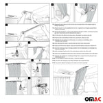 Maß Gardinen Sonnenschutz für Mercedes EQV L1 L2 Heckklappe Vorhänge Beige