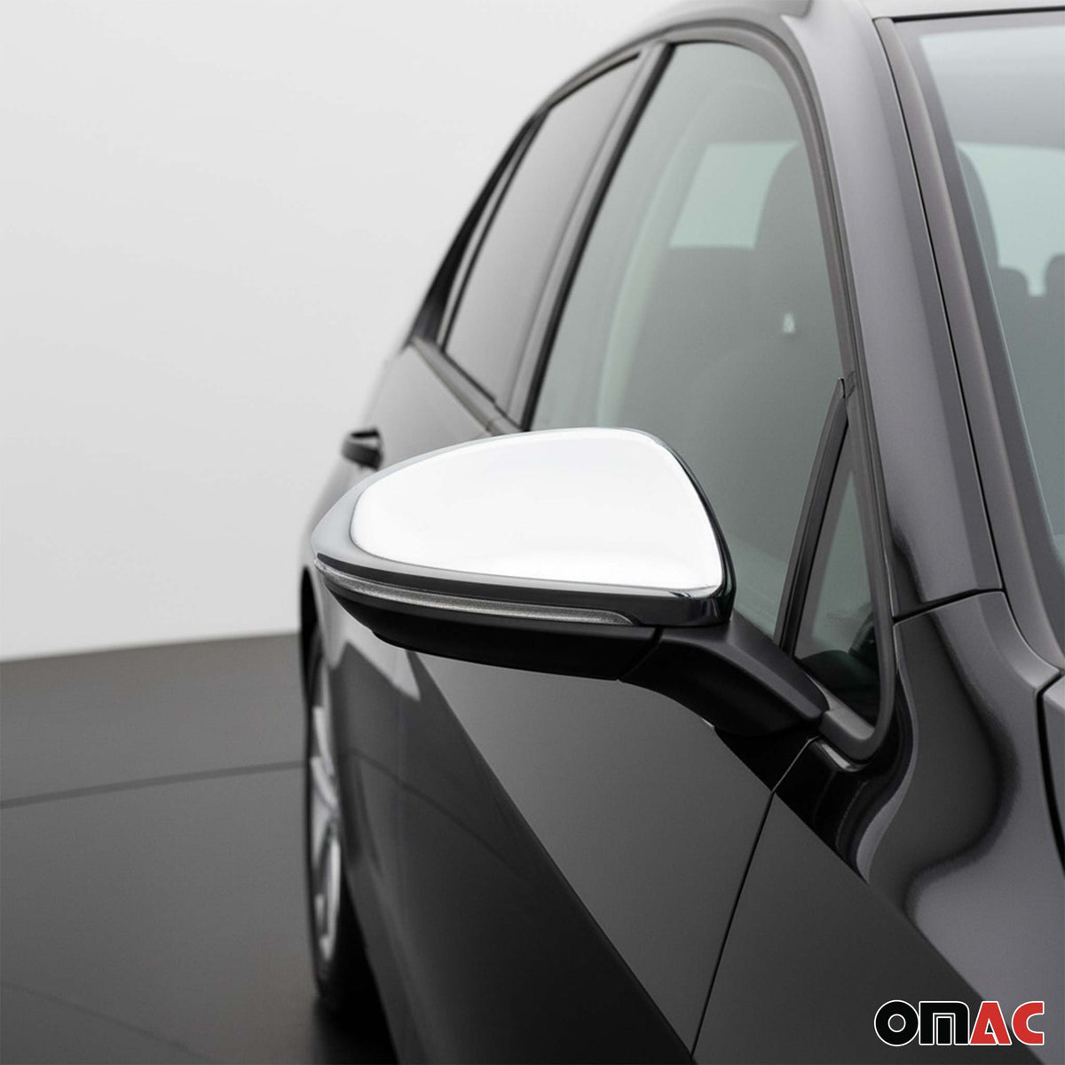 Spiegelkappen Spiegelabdeckung für VW Golf 2012-2019 Edelstahl Chrom 2tlg