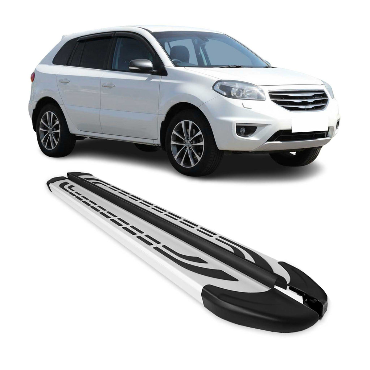 Trittbretter Seitenschweller Seitenbretter für Renault Koleos 2008- 2015 Alu
