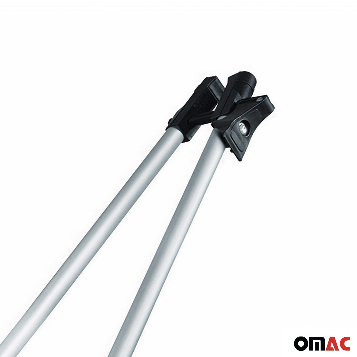 Fahrradträger Dachfahrradträger bis 17kg Aluminium Silber Fahrradhalter 2tlg