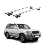 Dachträger für Toyota Land Cruiser 90 120 1996-2009 5 tür 90kg Alu Silber 2x ABE