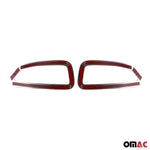 Blinkerrahmen Signalblende Seitenblinker für Opel Crossland X Edelstahl Chrom