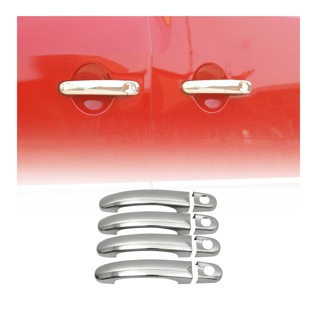 Chrom Türgriff Blende für VW Multivan T5 2003-2015 4-Tür Edelstahl 8tlg