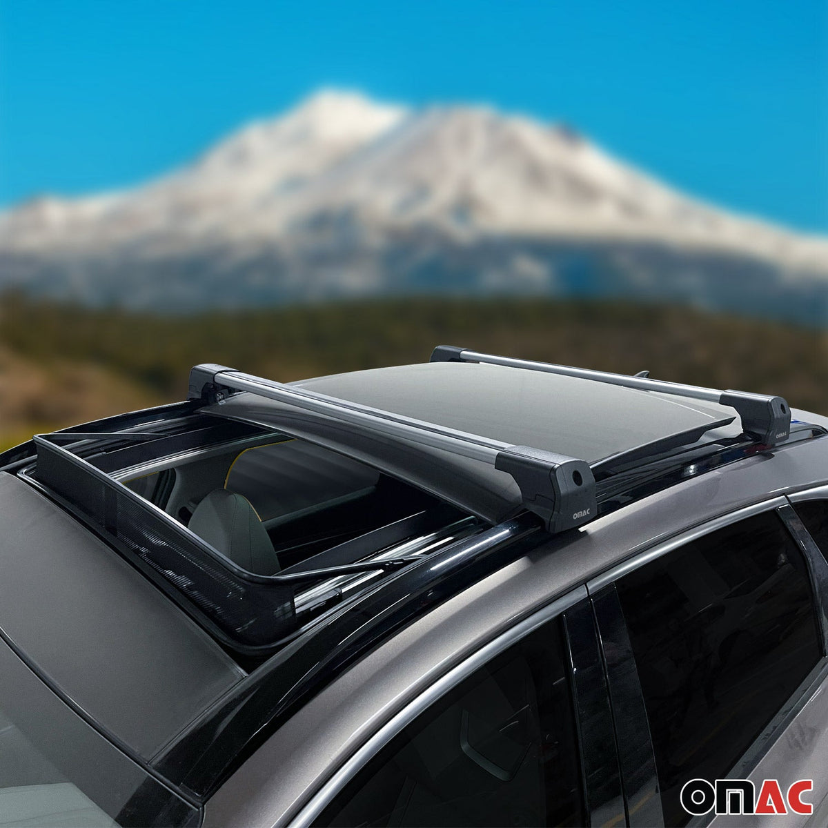 Dachträger Grundtäger für Mini Countryman U25 2024-2026 75kg Alu Silber 2 tlg