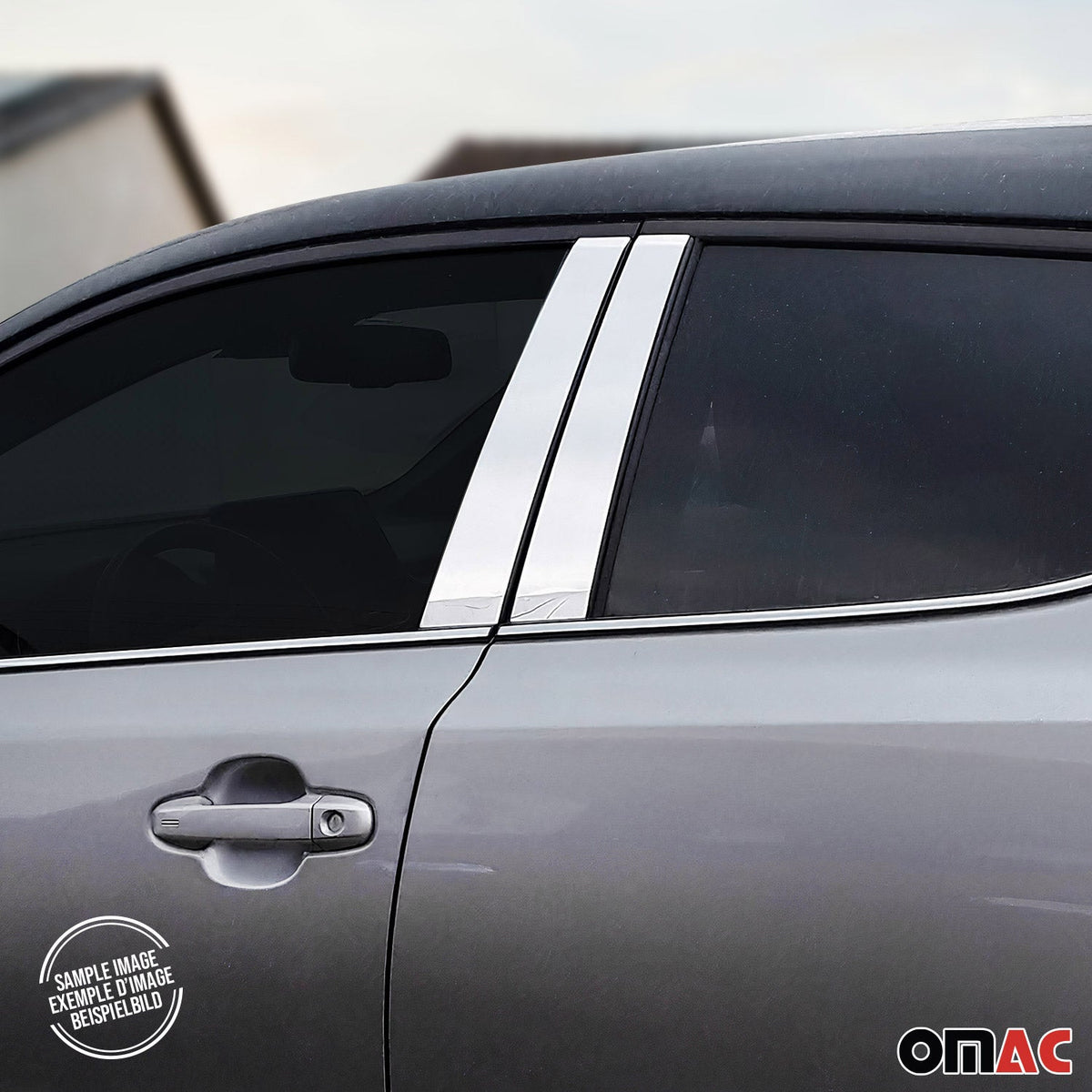 B-Säule Türsäulen Verkleidung für Hyundai i10 2020-2026 Edelstahl Chrom 8tlg