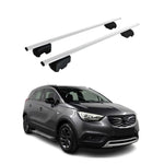 Dachträger Gepäckträger für Opel Vauxhall Crossland X 2017-2024 ABE Silber