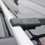 Dachträger Gepäckträger für Nissan Pathfinder R52 2013-2021 Aluminium Schwarz