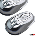 Blinkerrahmen Signalblende Seitenblinker für Nissan Juke 2010-2019 Chrom ABS 2x