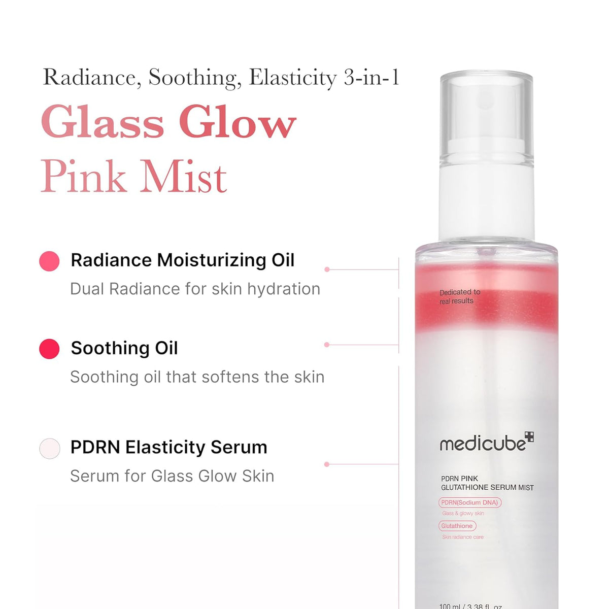 Medicube PDRN Pink Glutathione Serum Mist 100 ml