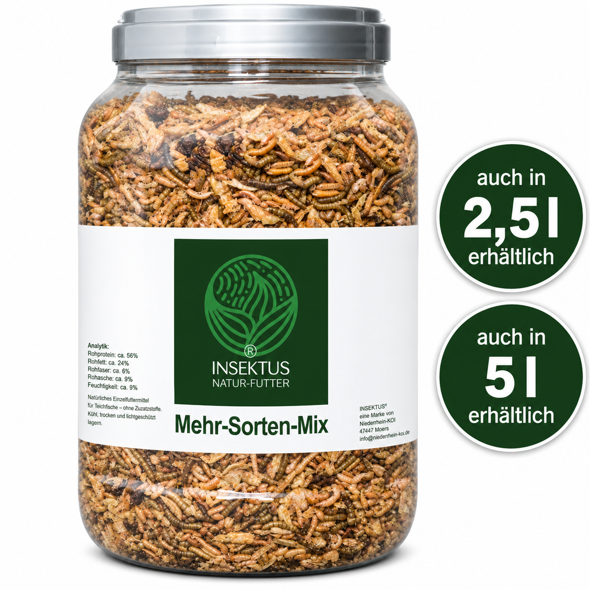 INSEKTUS® Mehr-Sorten-Mix im Eimer