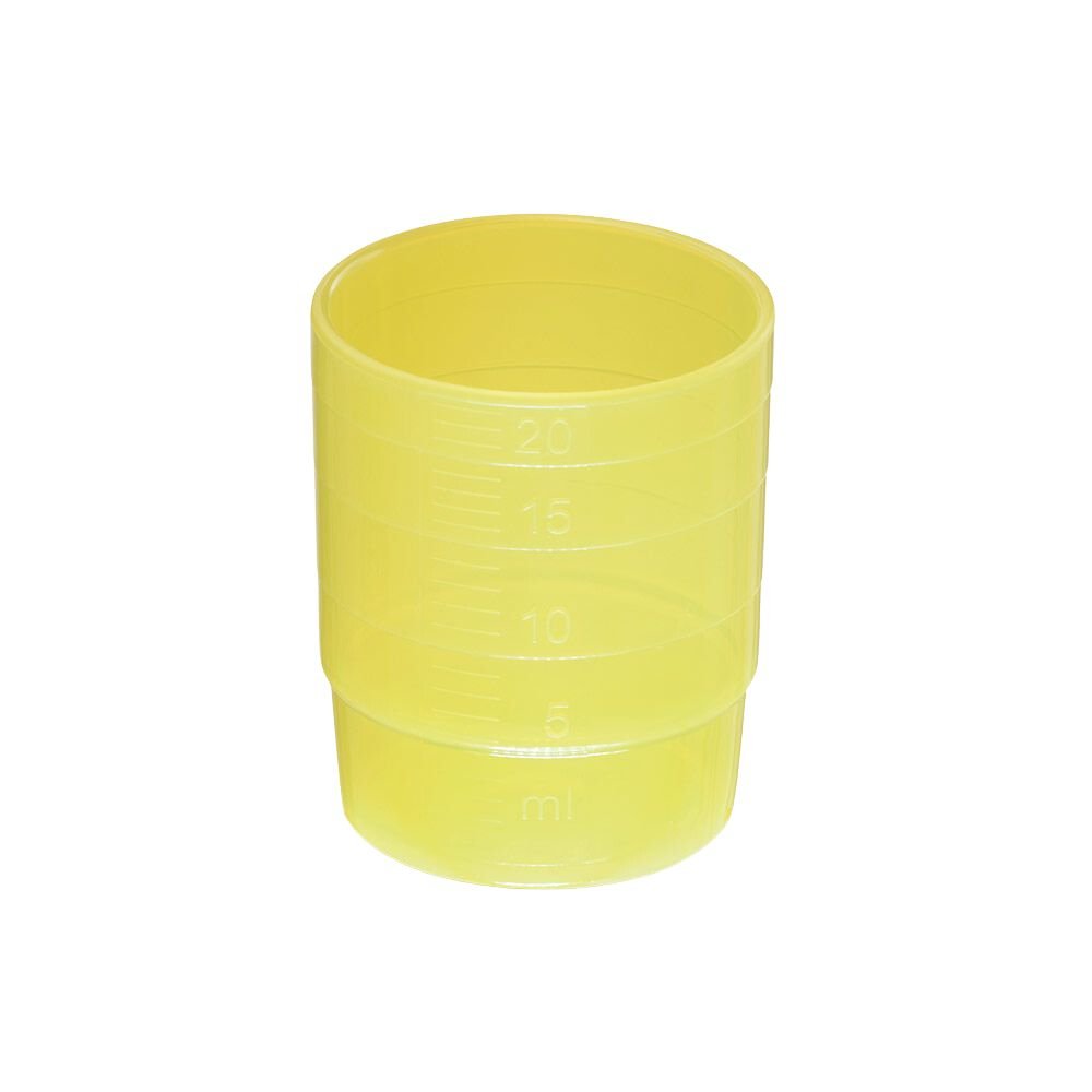 melipul MEHRWEG-Medikamentenbecher, stapelbar, 25ml