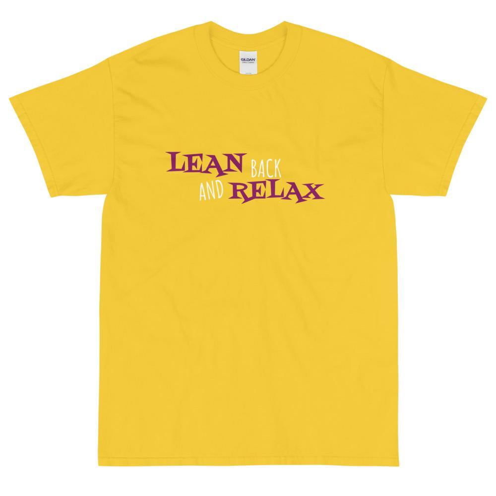 Lean Back Graphic T-Shirt Design 2