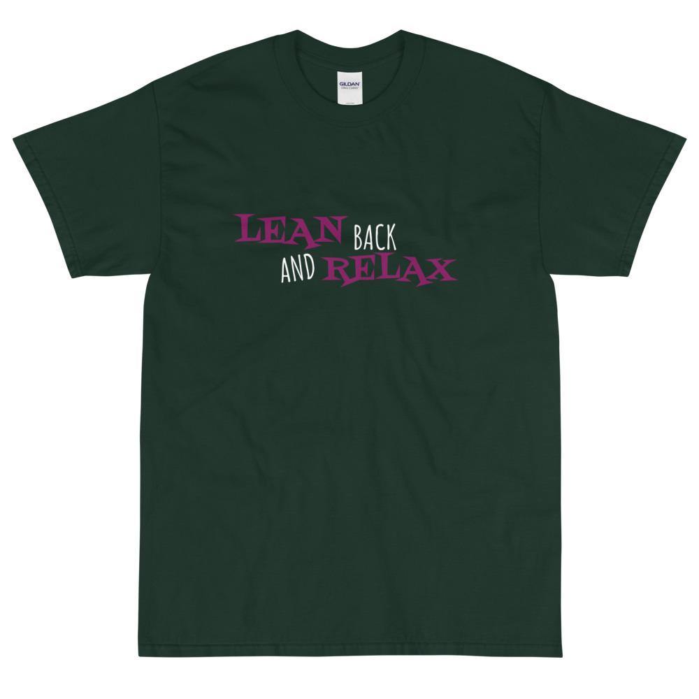 Lean Back Graphic T-Shirt Design 2