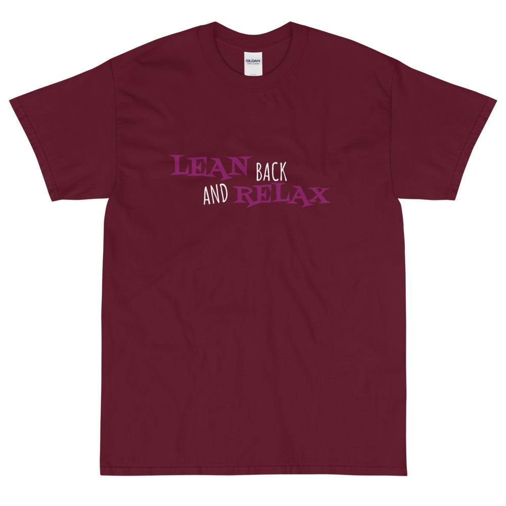 Lean Back Graphic T-Shirt Design 2