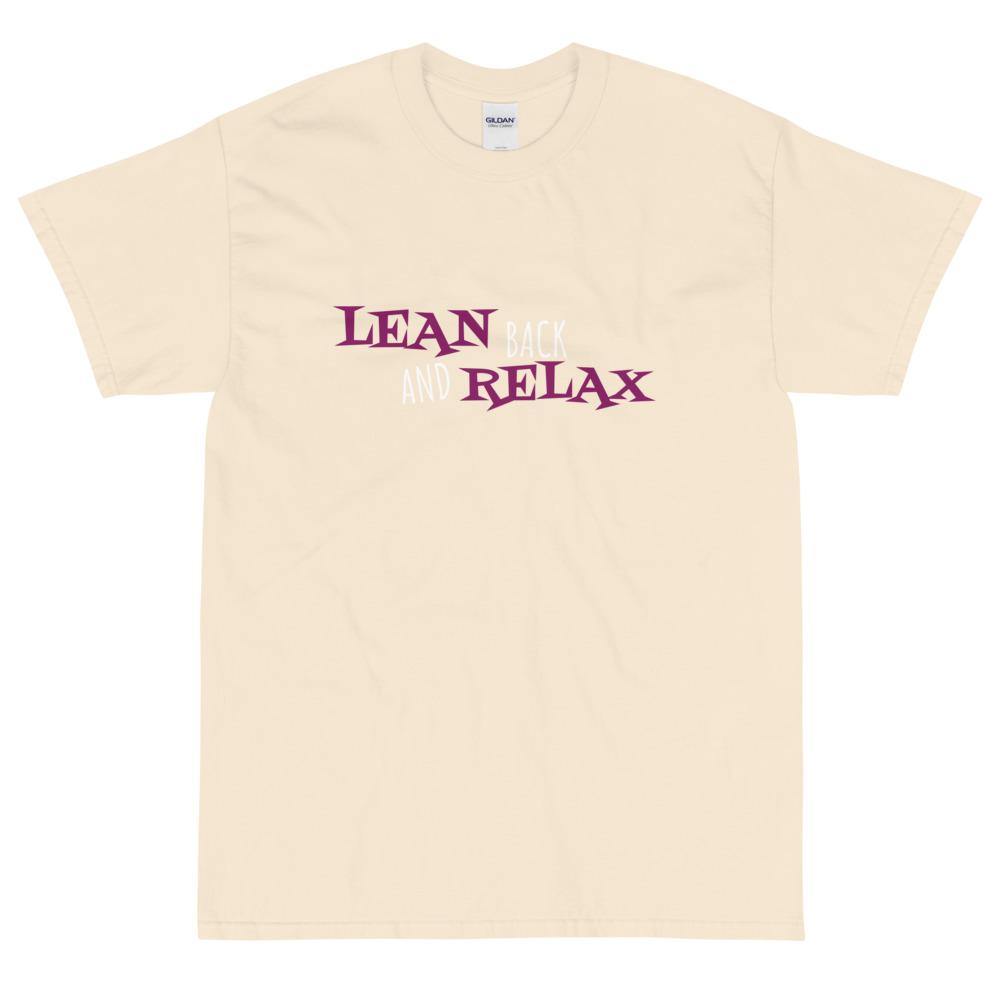 Lean Back Graphic T-Shirt Design 2