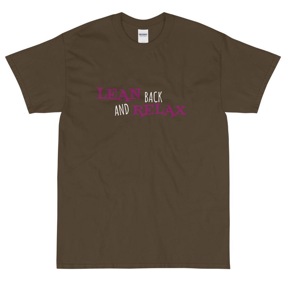 Lean Back Graphic T-Shirt Design 2